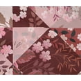 thumbnail image 5 of oneOone Cotton Flex Maroon Fabric Florals Sewing Fabric By The Yard Printed Diy Clothing Sewing Supplies 40 Inch Wide, 5 of 6