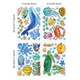 thumbnail image 6 of JUNWELL Glow in The Dark Ocean Fish Wall Decals,Under The Sea Wall Stickers Decals Decor Luminous Sea Life Animals Waterproof Stick Wall Decal for Kids Boys Bedroom Watercolor Ocean Creatures, 6 of 6