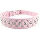 thumbnail image 1 of Collar para cachorros, collar brillante para mascotas, lindo collar para perros con diamantes para niñas, 1 of 5