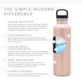 thumbnail image 2 of Simple Modern 32oz Ascent Water Bottle - Hydro Vacuum Insulated Tumbler Flask w/ Handle Lid - Double Wall Stainless Steel Reusable - Leakproof -Rose Gold, 2 of 7