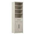 thumbnail image 1 of Bestar Key West 25W Closet Organizer with Drawer and Doors - Engineered Wood, 1 of 9