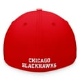 thumbnail image 4 of Men's Fanatics Red Chicago Blackhawks Defender Flex Hat, 4 of 4