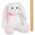 thumbnail image 4 of Bearington Loppy Longears White and Pink Plush Stuffed Animal Bunny Rabbit, 16 inches, 4 of 4
