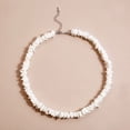 thumbnail image 1 of Collar con fragmentos de concha irregulares y sencillos de Hawái para mujer, joyería hecha a mano, 1 of 5