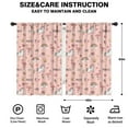 thumbnail image 2 of Blackout Kids Curtains,Pink Unicorn Flamingo Pattern Childrens Insulated Curtains Set Of 2,Bedroom Essentials,Toddler Room Decor 42"x63", 2 of 5