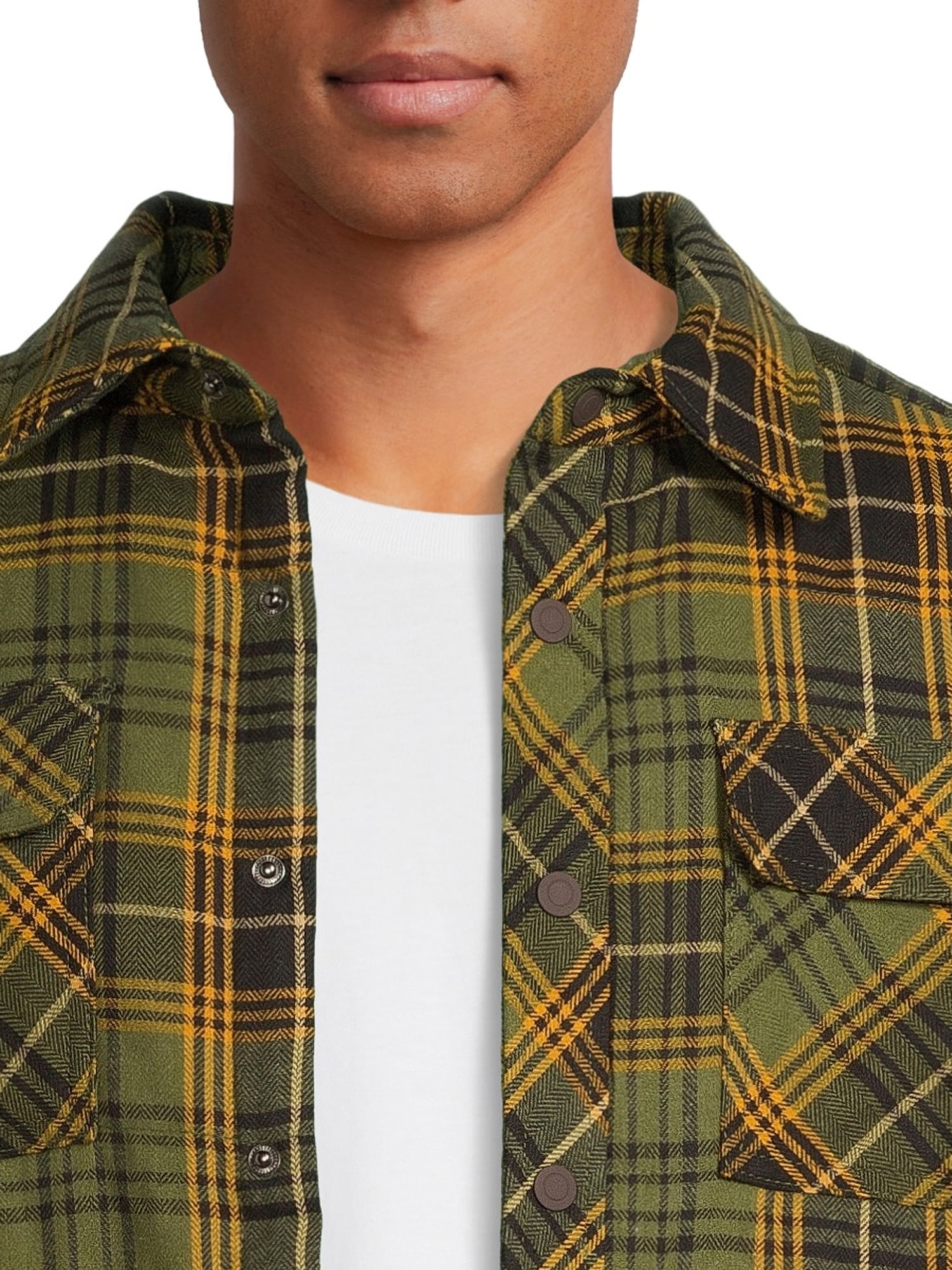 George Men's and Big Men's Shirt Jacket, Sizes up to 3XL - Walmart.com