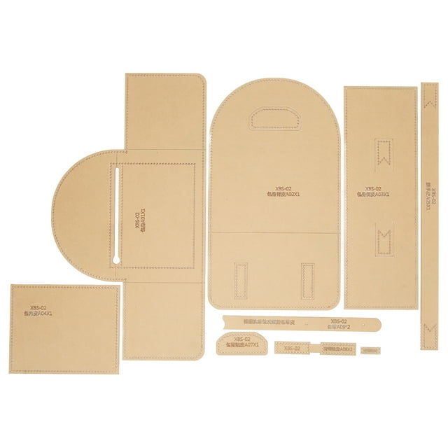 Acrylic Board, 9Pcs Easy To Store Transparent DIY Acrylic Template Scratch For Gift