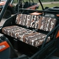 thumbnail image 3 of Uorisanigo UTV Seat Cover for Kawasaki Mule 3000 3010 3020, Anti-Scratch Ethnic Aztec Cow Print Seats Cover Protection for Mule Seat Accessories Parts Windproof All Weather Anti UV, 3 of 7