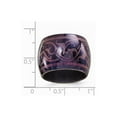thumbnail image 5 of Grey Titanium Ring Band Wedding Pink Standard Domed, 5 of 5