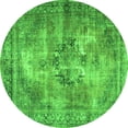 thumbnail image 1 of Ahgly Company Indoor Round Persian Green Traditional Area Rugs, 8' Round, 1 of 1