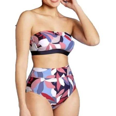 Kona Sol Women s Bandeau Halter Bikini Top - (X-Large  Multicolor)