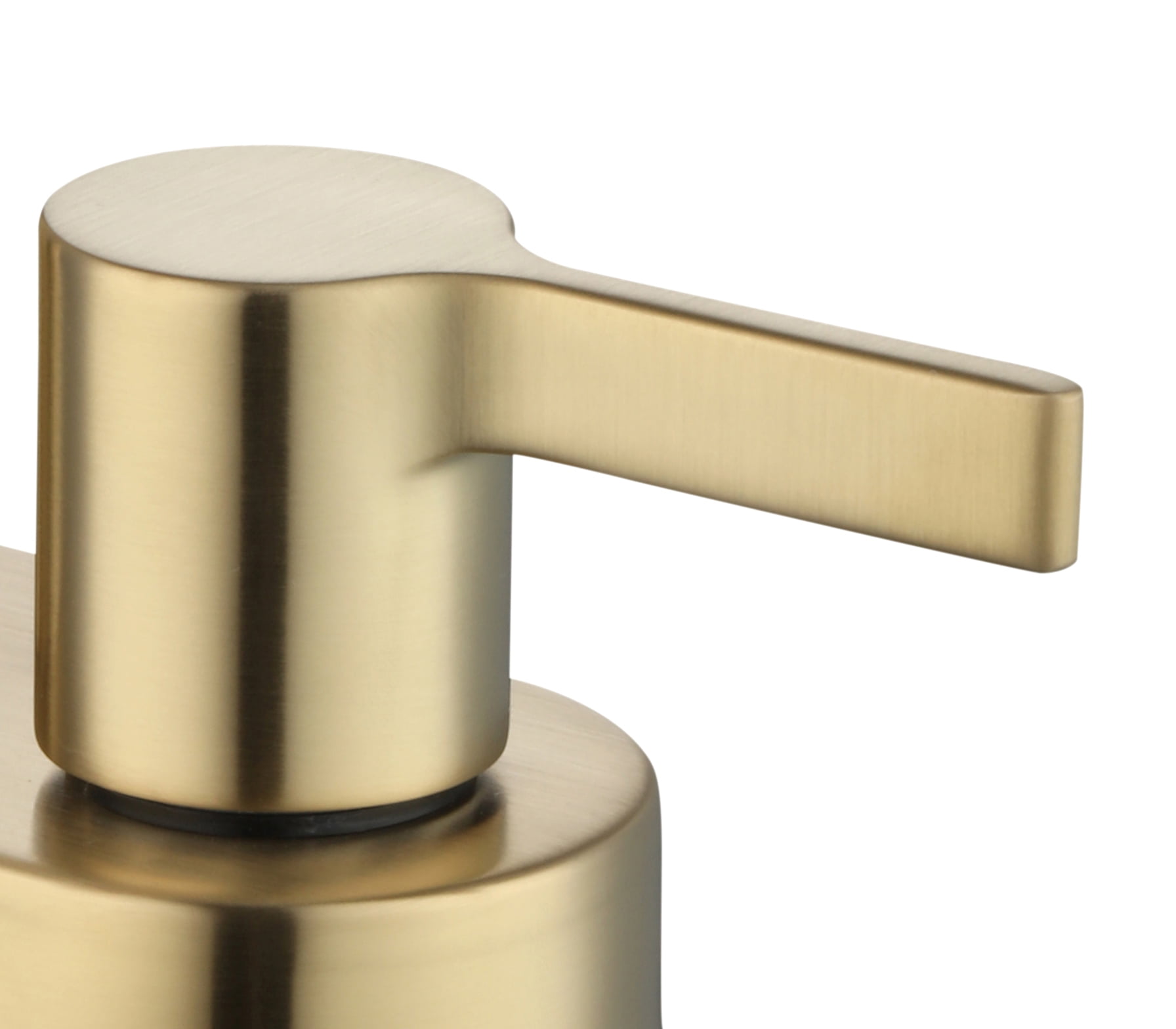 (2 pack) Better Homes & Gardens Clean Modern 4" Centerset Bathroom Faucet in Brushed Brass
