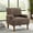 Dark Coffee, variant on Modern Stripe Accent Chair with 2" Wide Wale Corduroy,9" Solid Wood Legs,Comfortable Upholstered Armchair for Living Room