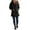 Black, variant on Steve Madden Women’s Winter Jacket – Insulated Weather Resistant Quilted Mid-Length Puffer Parka Coat (S-3X)