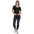 thumbnail image 2 of Inkmeso Regular Street Style Crop Top Scoop Neck Tee For Womens Cotton Tshirt, 2 of 7