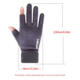 thumbnail image 4 of Guante Calentado Con 2 Dedos Recargable Por USB A Prueba Viento Pantalla Táctil para Mujer (gris), 4 of 5