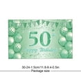 thumbnail image 3 of Naiovety Tela de fondo de Navidad, pancartas de cumpleaños sencillas y convenientes multifuncionales, adorno decorativo delicado para puerta Kits de decoración para fiestas tipo 7 Naiovety HA060010-07, 3 of 6