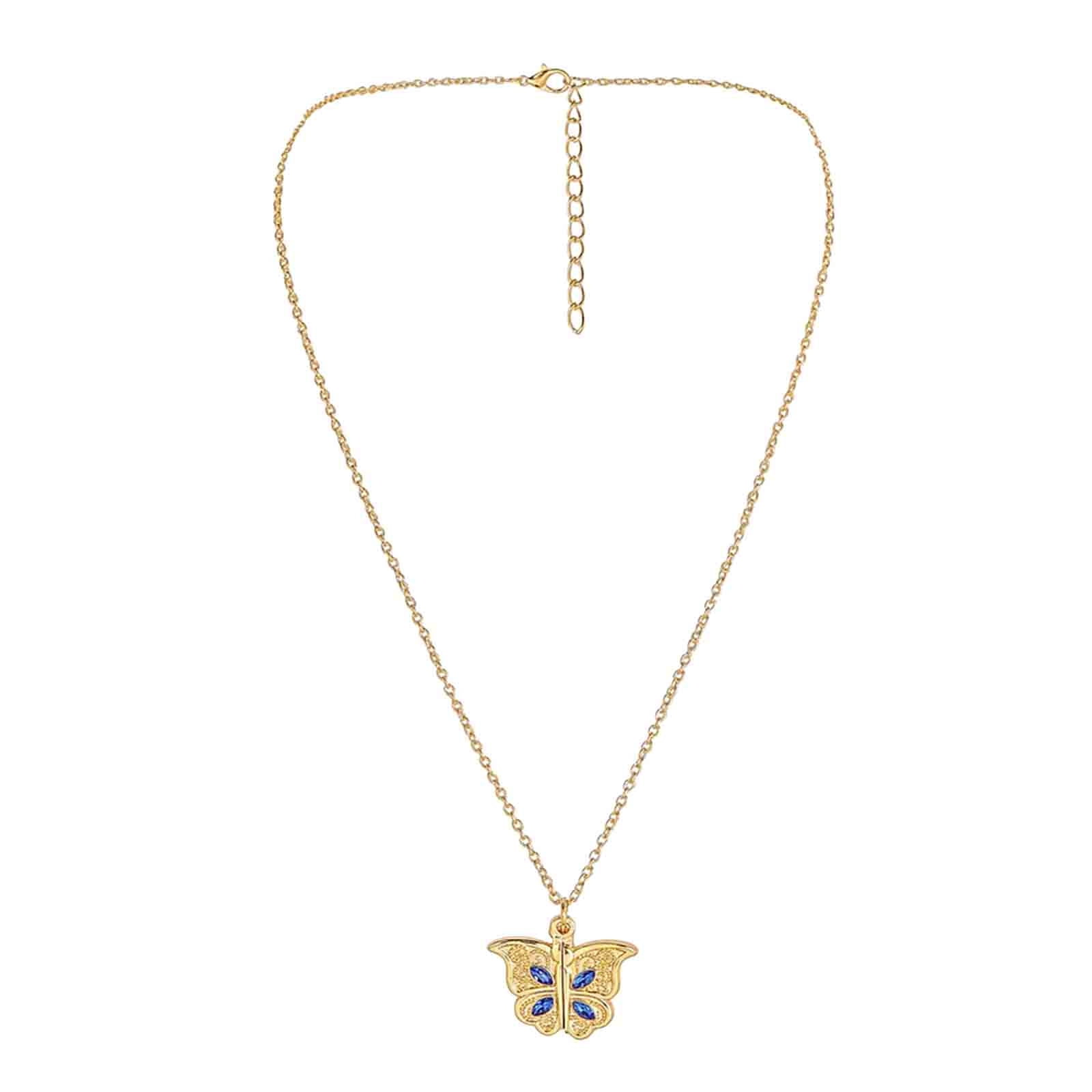 ZZkhGO Heart Shaped Mother Necklace, Two Tone Inlaid Pendant