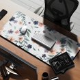 thumbnail image 2 of Long Mouse Pads for Desk,Pioneer Flower Floral Print Pattern Desk Mats on Top Of Desks, Desk Mouse Pad Extra Large with 3mm Non-Slip Base and Stitched Edge for Gaming,Office,Work,Home 35.4"x15.7", 2 of 6