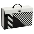 thumbnail image 2 of Fashion Case File,19 Pockets - Black and White, 2 of 3