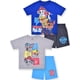 thumbnail image 1 of Conjunto de ropa Paw Patrol Nickelodeon para niños, camiseta y pantalones cortos, 1 of 9