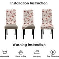 thumbnail image 5 of Dining Room Chair Covers Set of 4, Stretch Spandex Removable Washable Chair Slipcovers，Parsons Chair Slipcover for Dining Room, Restaurant, Kicthen, Hotel, 5 of 6