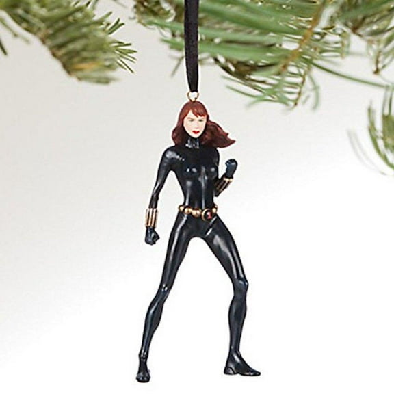 Disney Store Black Widow Marvel Superhero Sketchbook Christmas Ornament New