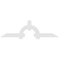 thumbnail image 4 of 96"W x 28"H x 2"D x 6"F, 7/12 Pitch, Ericson Architectural Grade PVC Gable Bracket, 4 of 8