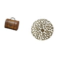 thumbnail image 1 of Organizador De Joyas Vintage De Madera Con Escultura De Pared Rústica De Metal. Cofre Decorativo Para Guardar Anillos, Ideal Para La Oficina O La Sala De Estar., 1 of 8