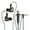 Black, variant on KT-02 3.5mm In Ear Wired Earphones with Mic HiFi Bass Ergonomic Diamond Texture Design for Sports Music Smartphones Red