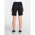thumbnail image 4 of Athletic Works Women's and Women's Plus French Terry Bermuda Shorts, Sizes XS-4X, 4 of 6