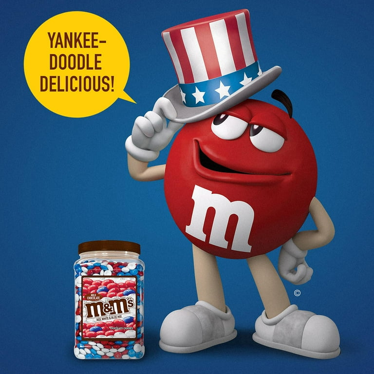 Save on M&M's Milk Chocolate Candies Red White & Blue Sharing Size