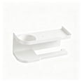 thumbnail image 2 of Toilet Paper Holder, Wall Mounted Tissue Holder, Bathroom Organizer Shelf, Toilet Paper Stand, Multifunction Tissue Rack, Bathroom Storage Shelf, Toilet Roll Holder, 2 of 6