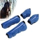 thumbnail image 5 of Protector De Caballo, Almohadillas Delanteras Y Traseras Con Absorción, Forro Suave Elástico Ligero, Botas De Pierna De Caballo Para Equipo Ecuestre OTVIAP Conjunto Azul de Cuatro L, 5 of 8