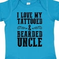 thumbnail image 4 of Inktastic I Love My Tattooed & Bearded Uncle Boys or Girls Baby Bodysuit, 4 of 5