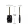 thumbnail image 4 of 3 Button Remote Key Shell Case For Honda 2003-2013 Models + Protective Case, 4 of 5