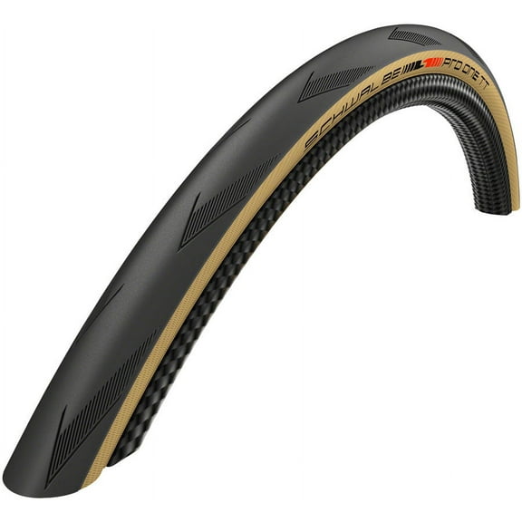 Schwalbe Pro One TT Tire - 700 x 28, Tubeless, Folding, Black/Tan, Evolution Line, Addix Race