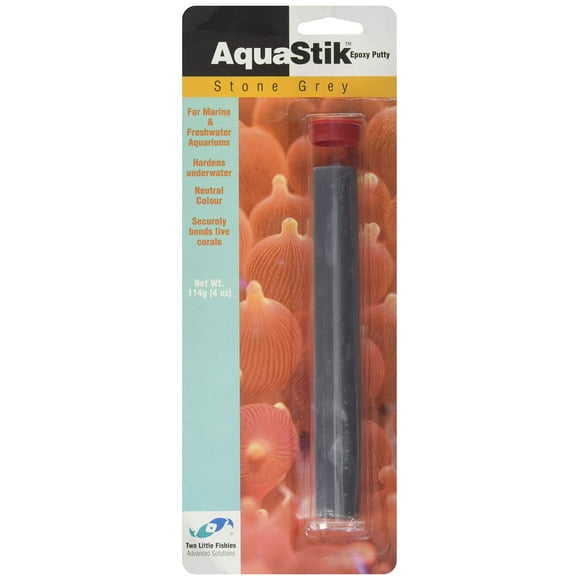 Two Little Fishies ATLAS3B Aquastik, 4 oz, Grey
