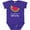 Purple, variant on Inktastic I'm One in a Melon Watermelon Humor Boys or Girls Baby Bodysuit