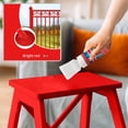 thumbnail image 5 of Water-Based Rust-Proof Metal Paint with Built-in Brush, Heavy Duty Anti-Rust Coating for Easy Application, Fast-Drying Protective Finish for Indoor Outdoor Metal Furniture Tools, Red, 5 of 5