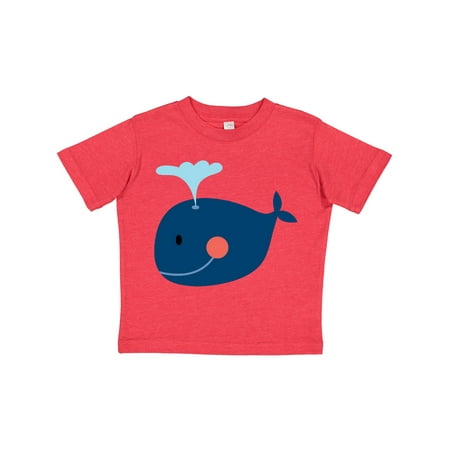

Inktastic Whale Cute Blue Gift Toddler Boy or Toddler Girl T-Shirt