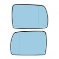 thumbnail image 2 of Vidrio de repuesto para espejo retrovisor, espejo de puerta izquierda derecha para automóvil, vidrio calentado azul para E53 X5 99-06, 2 of 5