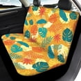 thumbnail image 4 of Uourmeti Autumn Leaf Glow Car Seat Covers 3 Pack Car Interior Accessories Set Washable Lightweight Suitable for Truck Trucks, 4 of 10