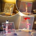 thumbnail image 3 of Wmool Tableau de Notes LED avec Couleurs, Tableau de Effaçables à Sec en Acrylique Bureau 7 avec pour, 3 of 8
