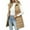 Khaki, variant on CHUMUD Long Puffer Vest Women Ultra Lightweight Puffy Jacket Warm Sleeveless Fall Winter down Coat Outerwear with Pockets