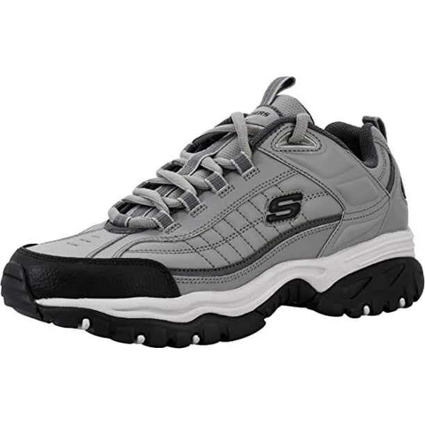 Skechers Men's Energy Afterburn Lace-Up Charcoal/Grey Sneaker 12 W - Walmart.com