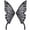 Black, variant on KHONTS 1 Pair Fairy Wings DIY Garment Dress Supplies Sew on Patches Butterfly Lace Appliques Embroidery Collar Neckline Trims Embellishments Gold One Size