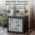 thumbnail image 2 of MINDYES 35 Gallon Deck Box, Outdoor Patio Storage Box for Cushions & Tools, Botanical Sketch, 2 of 8
