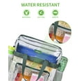 thumbnail image 5 of MAY TREE Clear Bag for Stadium Events, 12×6×12 Clear Tote Bag with Adjustable Strap for Sports Work Festival Concert - Green, 5 of 7