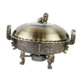 thumbnail image 4 of Elodie Chafing Dish Portable Kitchenware Hot Pot Stockpot for Camping Picnic Travel B, 4 of 8